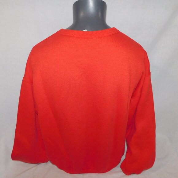 Vintage Marshlands Canada Red Embroidered Loon Bird Crewneck Sweatshirt Mens L - Picture 7 of 7